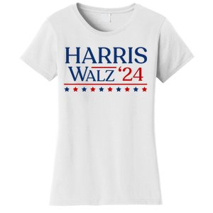 President Harris Walz 2024 Kamala Harris Tim Walz Vote Women's T-Shirt