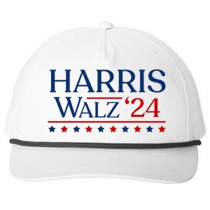 President Harris Walz 2024 Kamala Harris Tim Walz Vote Snapback Five-Panel Rope Hat