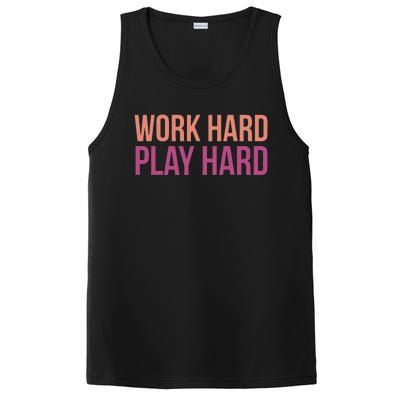 Play Hard With Work Hard To Balance Life PosiCharge Competitor Tank