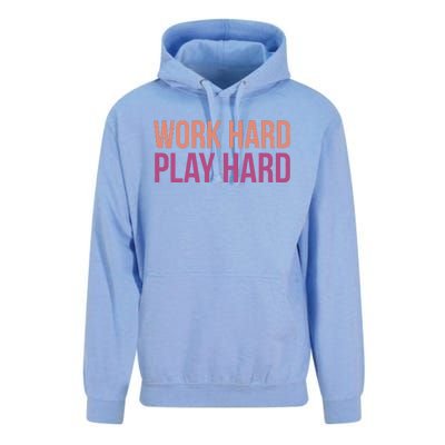 Play Hard With Work Hard To Balance Life Unisex Surf Hoodie