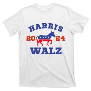 President Harris Walz 2024 Kamala Harris Tim Walz Vote T-Shirt