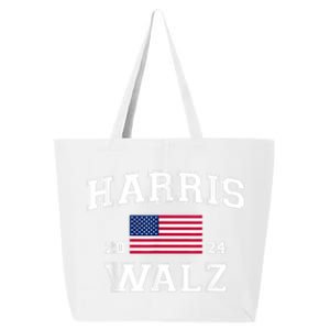 President Harris Walz 2024 Kamala Harris Tim Walz Vote 25L Jumbo Tote