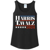 President Harris Walz 2024 Kamala Harris Tim Walz Vote Ladies Essential Tank