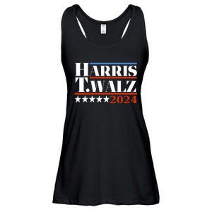 President Harris Walz 2024 Kamala Harris Tim Walz Vote Ladies Essential Flowy Tank