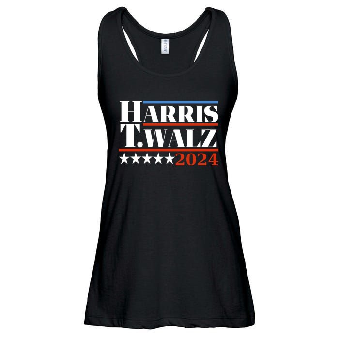 President Harris Walz 2024 Kamala Harris Tim Walz Vote Ladies Essential Flowy Tank