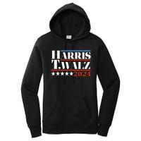 President Harris Walz 2024 Kamala Harris Tim Walz Vote Women's Pullover Hoodie