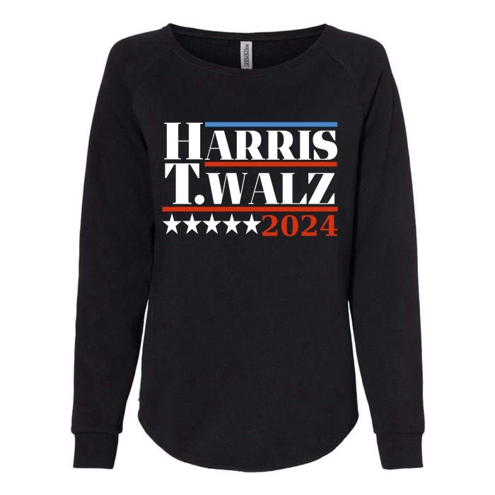 President Harris Walz 2024 Kamala Harris Tim Walz Vote Womens California Wash Sweatshirt