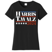 President Harris Walz 2024 Kamala Harris Tim Walz Vote Women's T-Shirt