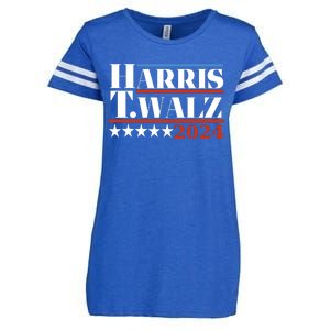 President Harris Walz 2024 Kamala Harris Tim Walz Vote Enza Ladies Jersey Football T-Shirt