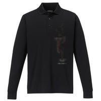 Praise Him With Strings Psalm 150 For Trumpet Player Performance Long Sleeve Polo