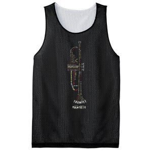 Praise Him With Strings Psalm 150 For Trumpet Player Mesh Reversible Basketball Jersey Tank