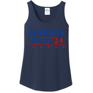 President Harris Walz 2024 Kamala Harris Tim Walz Vote Ladies Essential Tank