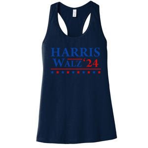 President Harris Walz 2024 Kamala Harris Tim Walz Vote Women's Racerback Tank