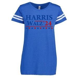 President Harris Walz 2024 Kamala Harris Tim Walz Vote Enza Ladies Jersey Football T-Shirt