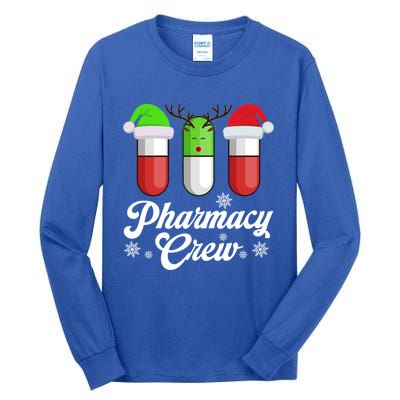 Pharmacy Husband Wife Crew Holiday Tech Idea Gift Tall Long Sleeve T-Shirt