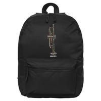 Praise Him With Strings Psalm 150 For Trumpet Player 16 in Basic Backpack