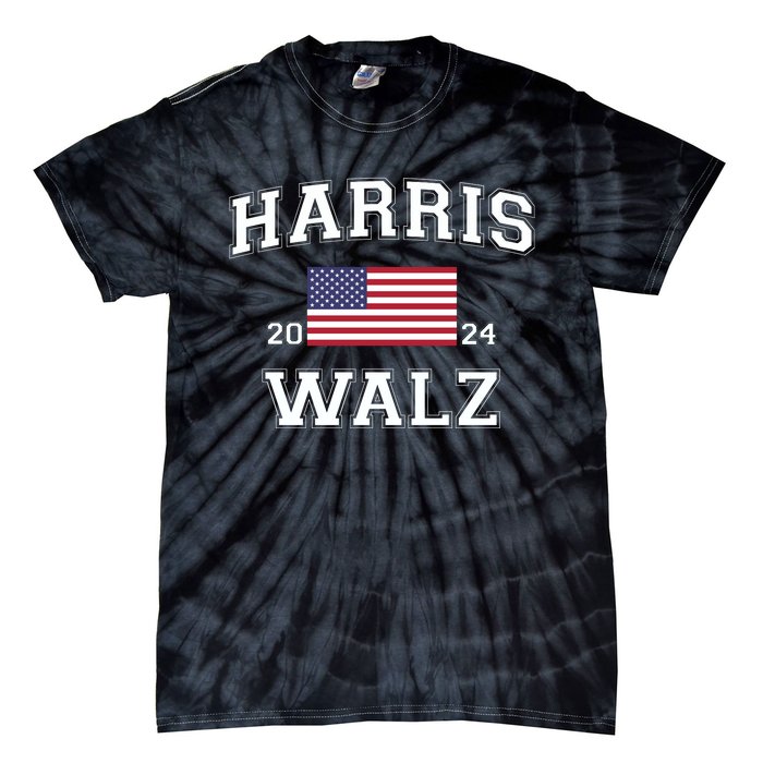 President Harris Walz 2024 Tie-Dye T-Shirt