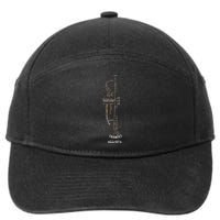 Praise Him With Strings Psalm 150 For Trumpet Player 7-Panel Snapback Hat