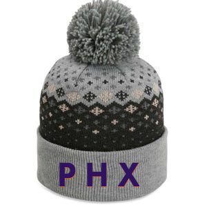 PHX Phoenix Basketball Logo The Baniff Cuffed Pom Beanie