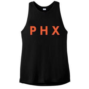 PHX Phoenix Basketball Logo Ladies PosiCharge Tri-Blend Wicking Tank