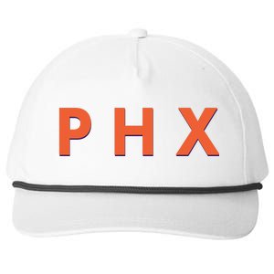 PHX Phoenix Basketball Logo Snapback Five-Panel Rope Hat