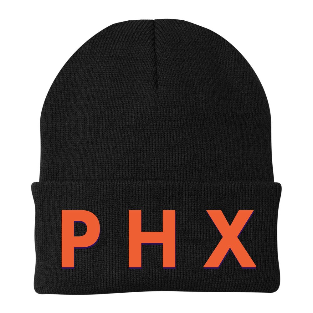 PHX Phoenix Basketball Logo Beanie