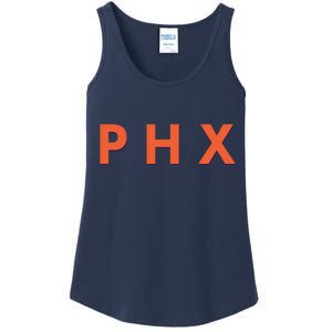 PHX Phoenix Basketball Logo Ladies Essential Tank