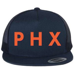 PHX Phoenix Basketball Logo Flat Bill Trucker Hat