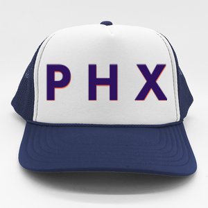 PHX Phoenix Basketball Logo Trucker Hat