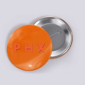 PHX Phoenix Basketball Logo Button