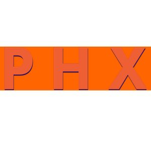 PHX Phoenix Basketball Logo Bumper Sticker