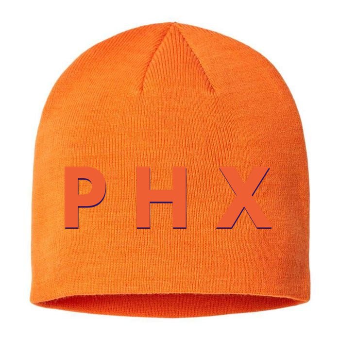 PHX Phoenix Basketball Logo Sustainable Beanie