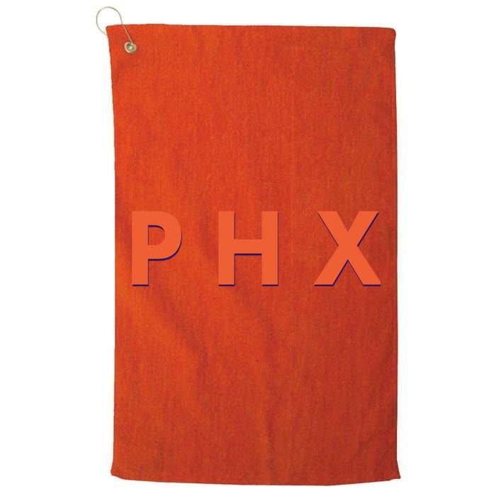 PHX Phoenix Basketball Logo Platinum Collection Golf Towel