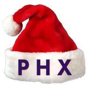 PHX Phoenix Basketball Logo Premium Christmas Santa Hat