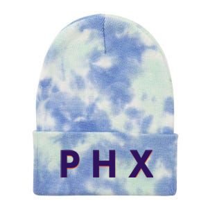 PHX Phoenix Basketball Logo Tie Dye 12in Knit Beanie