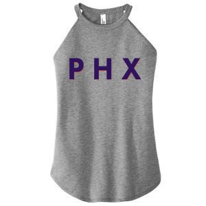 PHX Phoenix Basketball Logo Women's Perfect Tri Rocker Tank