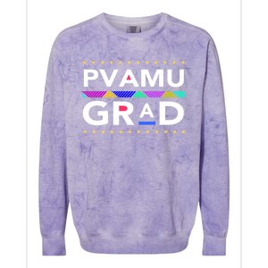 Pvamu Historically Young Gifted Black4 Black Gift Colorblast Crewneck Sweatshirt