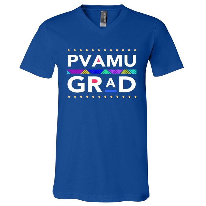 Pvamu Historically Young Gifted Black4 Black Gift V-Neck T-Shirt