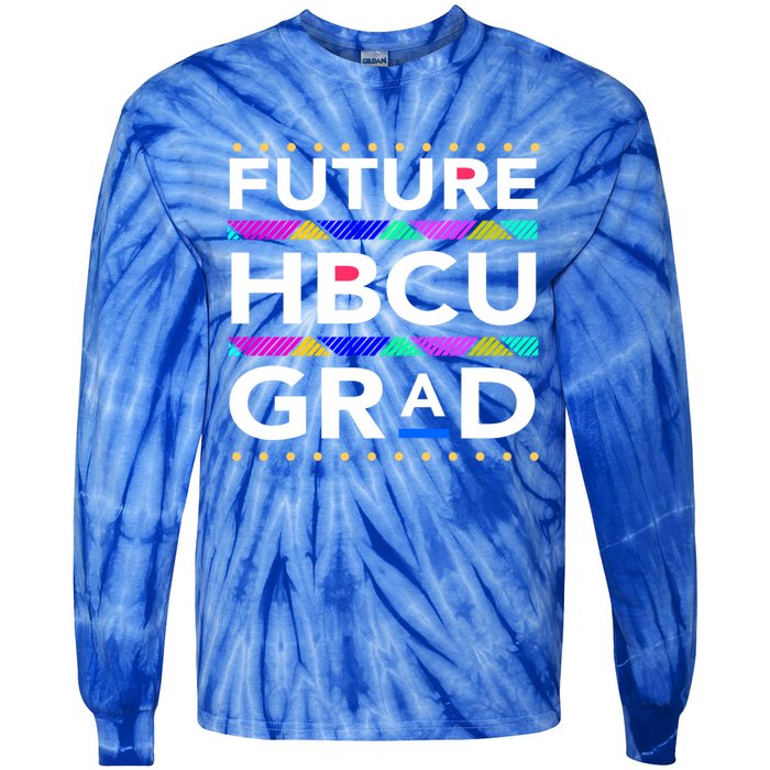 Pvamu Historically Young Gifted Black4 Black Gift Tie-Dye Long Sleeve Shirt