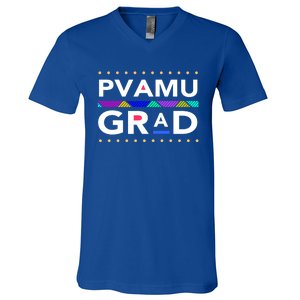 Pvamu Historically Young Gifted Black4 Black Cute Gift V-Neck T-Shirt