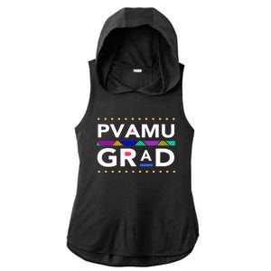 Pvamu Historically Young Gifted Black4 Black Great Gift Ladies PosiCharge Tri-Blend Wicking Draft Hoodie Tank