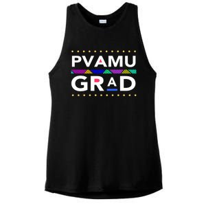 Pvamu Historically Young Gifted Black4 Black Great Gift Ladies PosiCharge Tri-Blend Wicking Tank