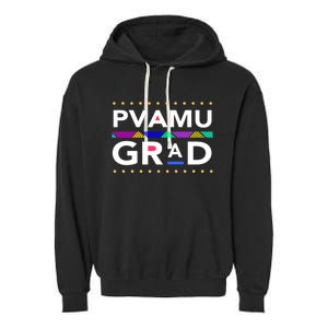 Pvamu Historically Young Gifted Black4 Black Great Gift Garment-Dyed Fleece Hoodie