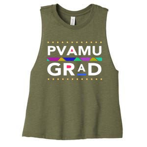 Pvamu Historically Young Gifted Black4 Black Great Gift Women's Racerback Cropped Tank