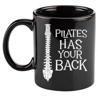 Pilates Has Your Back Health Fitness Instructor 11oz C Handle Ceramic Mug