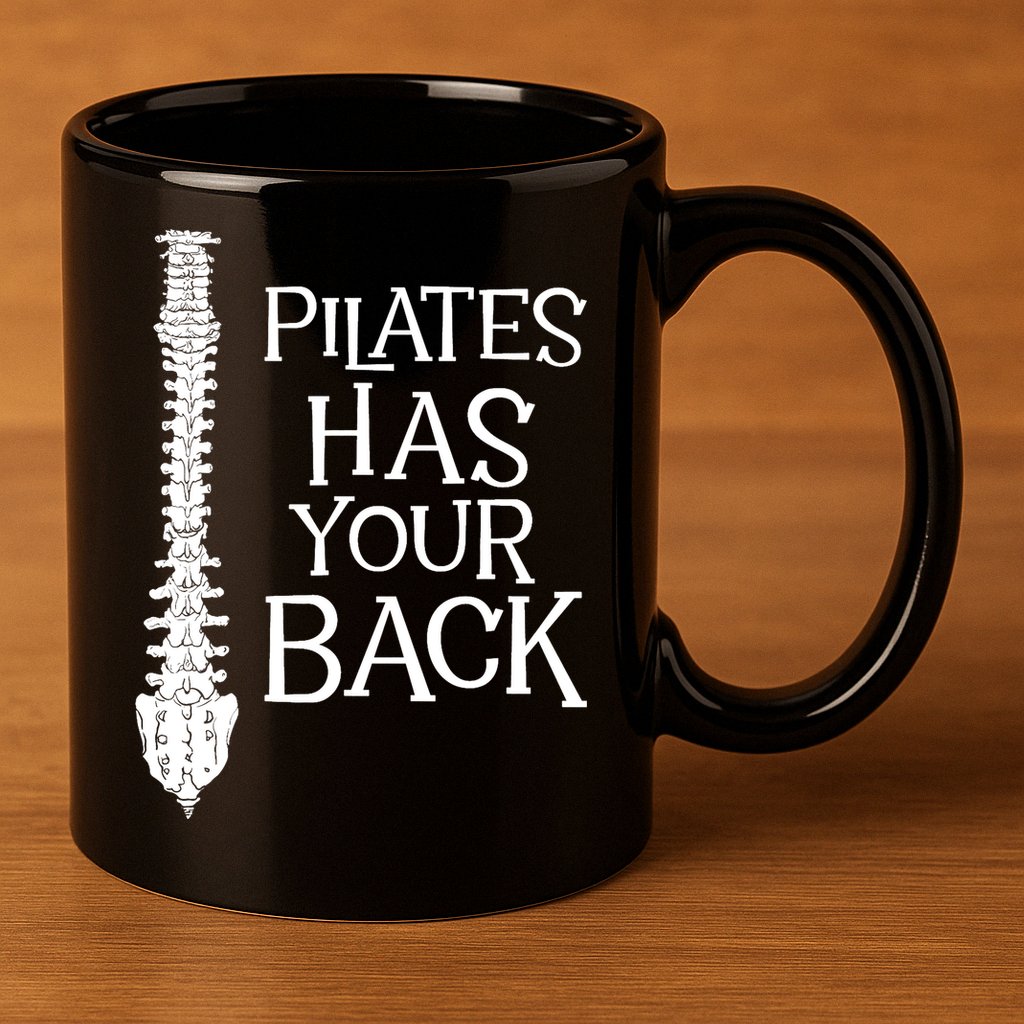 Pilates Has Your Back Health Fitness Instructor 11oz C Handle Ceramic Mug