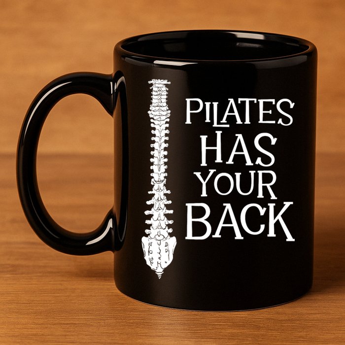 Pilates Has Your Back Health Fitness Instructor 11oz C Handle Ceramic Mug