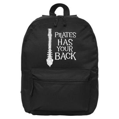 Pilates Has Your Back Health Fitness Instructor 16 in Basic Backpack