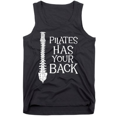 Pilates Has Your Back Health Fitness Instructor Tank Top