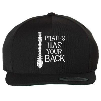 Pilates Has Your Back Health Fitness Instructor Wool Snapback Cap